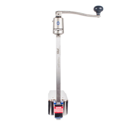 Edlund U-12 S Heavy Duty Manual Can Opener with 16" Adjustable Bar and Stainless Steel Base added to your basket