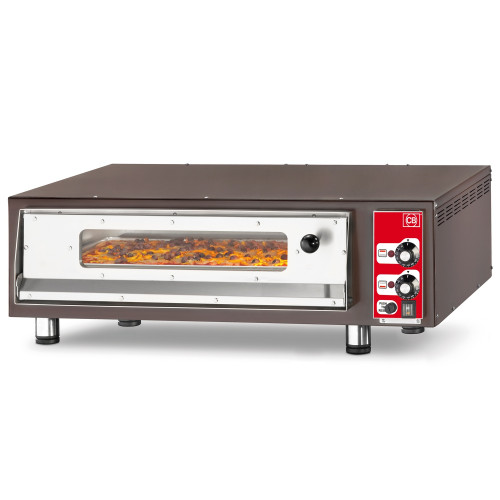 CB PIZZA-CB 700x700-VI Electric lava stone pizza oven with door added to your basket