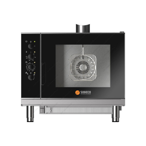 Gierre Gas Combi Steamer Oven 6 GN 1/1 BCH0611GCR SOGECO Italy added to your basket