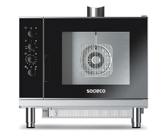 Gierre Gas convection oven capacity 6 GN1/1 trays. added to your basket