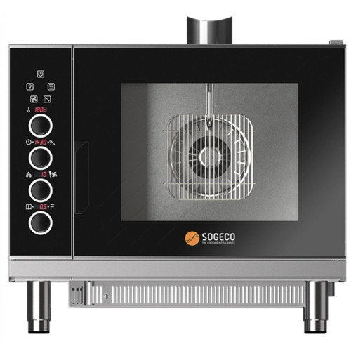 Gierre Gas Combi Steamer Programable Oven 6 x GN 1/1 BCH0611GDP SOGECO Italy added to your basket