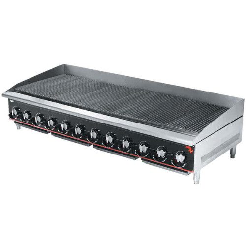 Vollrath 972CG Cayenne 72" Heavy Duty Radiant / Lava Rock Charbroiler - 240,000 BTU added to your basket