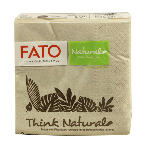 EcoNatural Cocktail Napkin 25 x 25cm added to your basket