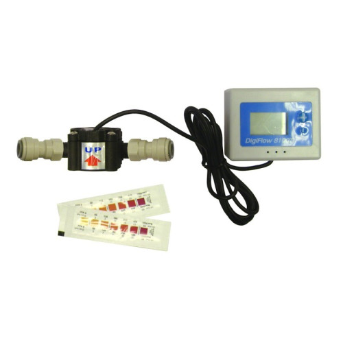 Digital Water Meter + Test Kit with 3/8" Push fit adaptors added to your basket