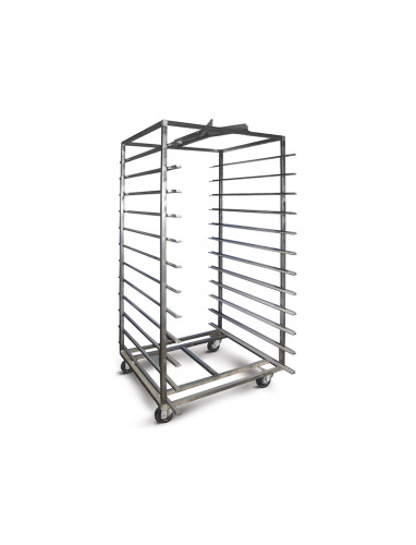 MAC PAN STAINLESS STEEL TROLLEY FOR BAKERY AND PASTRY 80 x 120 added to your basket