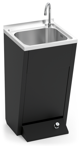 Black Series pedestal-mounted accessible hand sink added to your basket