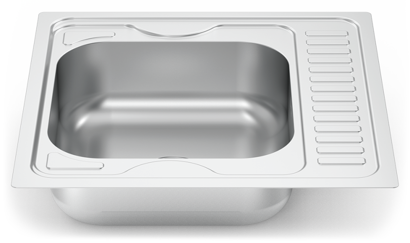 Built-in Sink with Reversible Drainer Series 6.6 Compact added to your basket
