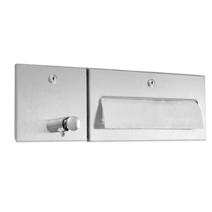 Dolphin Prestige Paper Towel and Soap Dispenser Combination Unit added to your basket